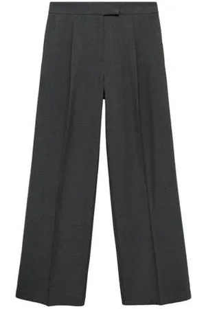 MANGO Straight regular waist pantalon