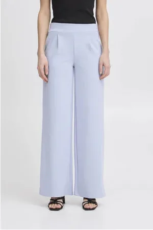 Ichi Wide leg high waist pantalon