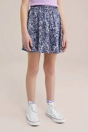 WE Fashion Korte rok blauw