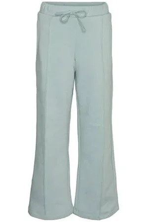 VERO MODA Wide leg sweatpant grijs