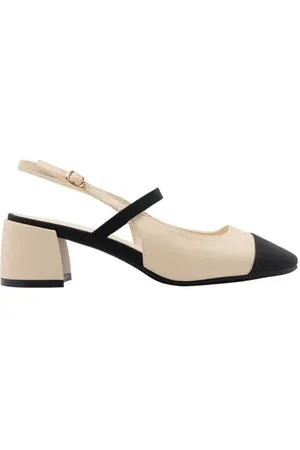 Graceland Slingback pumps ecru/zwart
