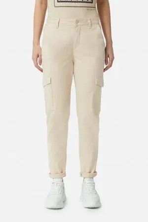 Comma, Slim regular waist cargo broek