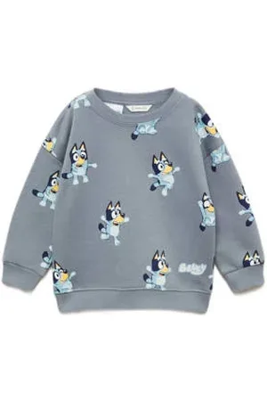 MANGO Bluey sweater blauw