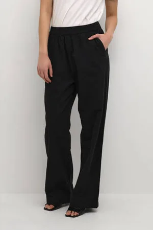 Kaffe High waist wide leg broek KAnaya