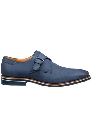 Van Lier Nubuck gespschoenen