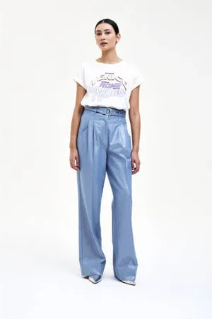 CKS Wide leg high waist casual broek