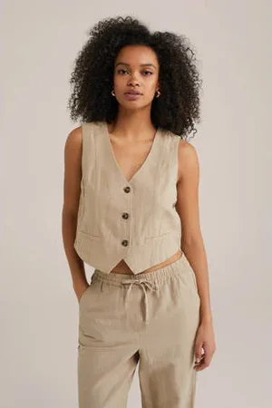 WE Fashion Gilet beige