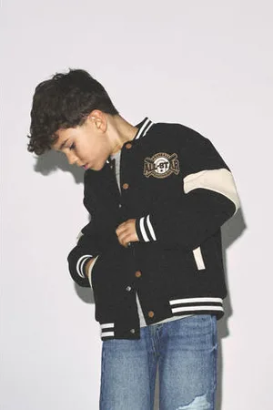 NAME IT KIDS bomberjack zwart