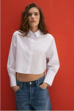 MANGO Blouse wit