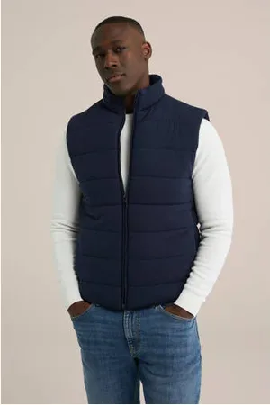 WE Fashion Bodywarmer donkerblauw