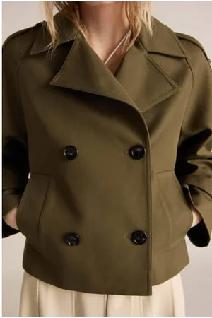 MANGO Trenchcoat kaki