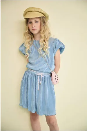 NoNo Midi jurk blauw
