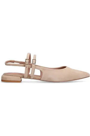Manfield Suède slingback loafers