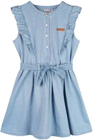 NoNo Spijkerjurk light blue denim