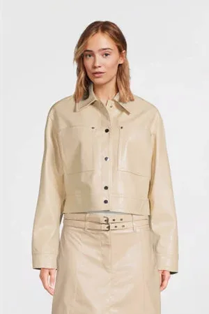 HUGO BOSS Imitatieleren jas