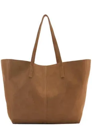 MANGO Suede shopper