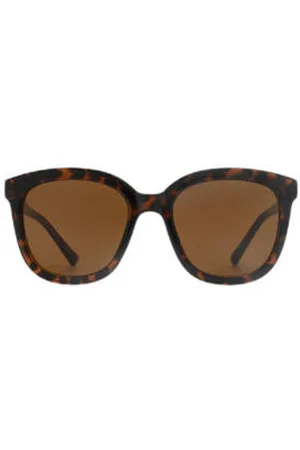 A. Kjærbede Zonnebril met tortoise print Billy