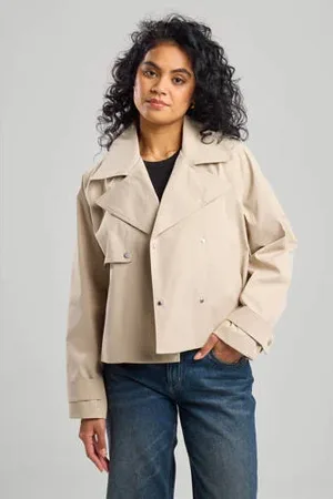 America today Korte trenchcoat