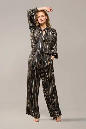 Mart Visser Straight high waist broek zwart