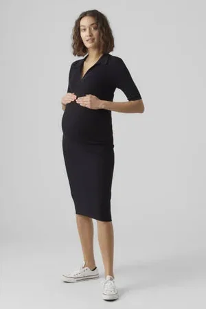 VERO MODA Zwangerschaps midi jurk