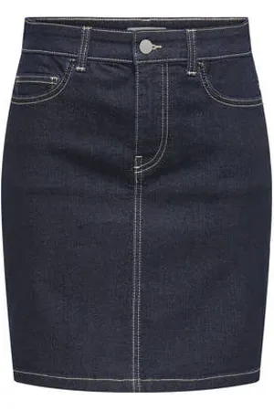 JDY Spijkerrok dark blue denim