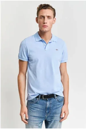 GANT Regular polo lichtblauw
