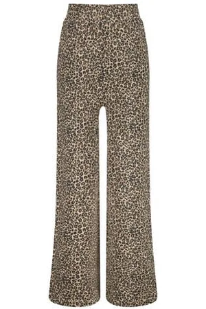 Raizzed Wide leg casual broek bruin