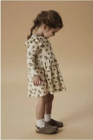 Lil Atelier MINI korte jurk ecru