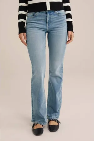WE Fashion Blue Ridge bootcut jeans medium blue denim