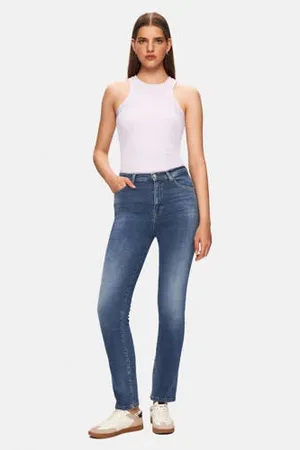 LTB High waist skinny jeans dark blue denim