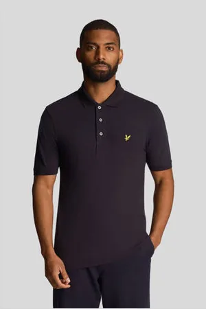Lyle & Scott Regular polo donkerblauw