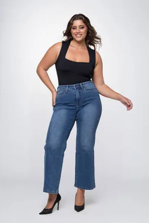 Fox Factor High waist wide leg jeans DIXI