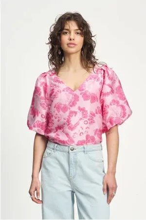 POM Amsterdam Blousetop roze