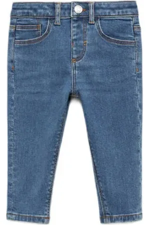 MANGO Skinny jeans medium blue denim