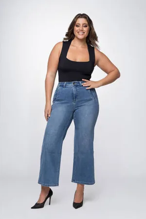 Fox Factor High waist straight leg jeans ROXI