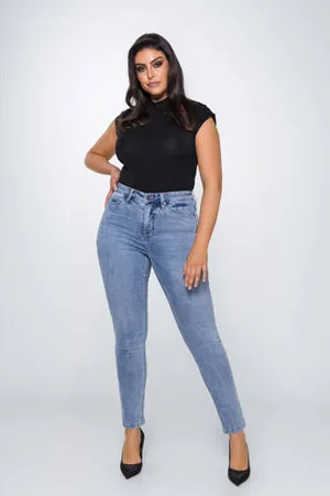 Fox Factor High waist slim fit jeans IRI
