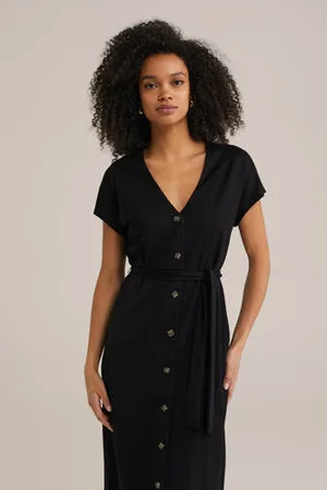 WE Fashion Blousejurk zwart