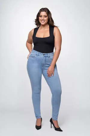 Fox Factor High waist skinny jeans NIKI