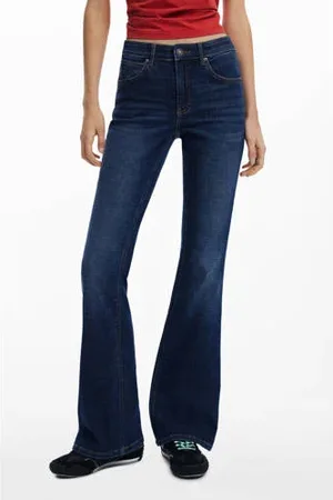 Desigual High waist flared jeans