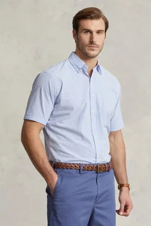 Ralph Lauren Casual overhemd blauw/wit