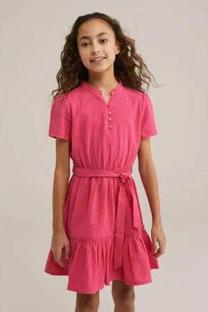 WE Fashion Korte jurk roze