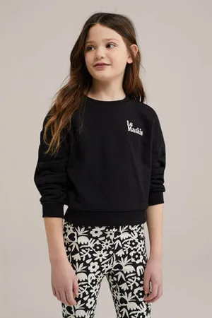 WE Fashion Sweater zwart