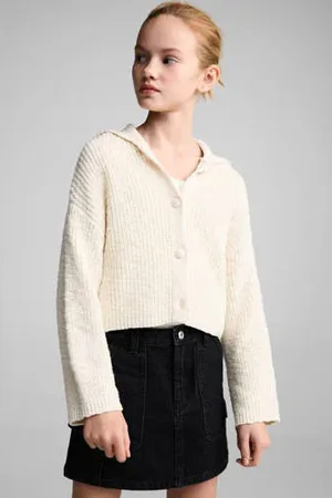 MANGO Spijkerrok black denim