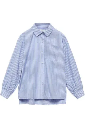 MANGO Blouse blauw