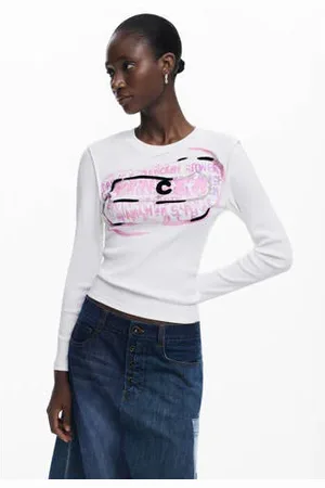 Desigual Longsleeve wit