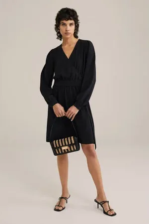 WE Fashion Schoudertas zwart
