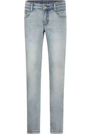 No Way Monday Waist slim fit jeans light blue denim