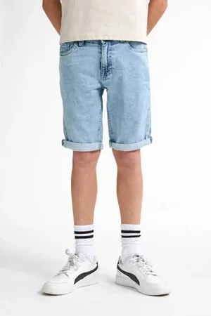 Petrol Industries Denim short light blue denim