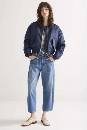 Summum Woman Bomberjack donkerblauw