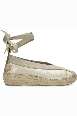 Shabbies Amsterdam PALMA Kimono leren espadrilles